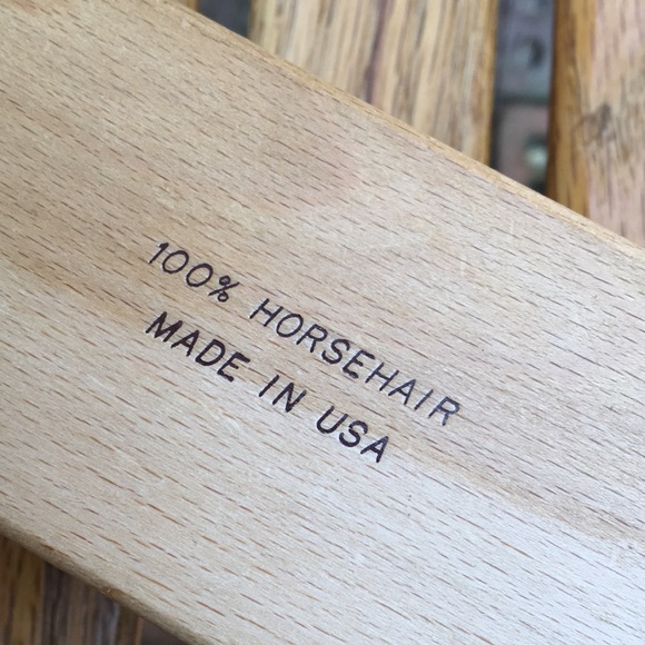 100% Horsehair Maple Shoe brush Made in USA 7” - Picture 3 of 9